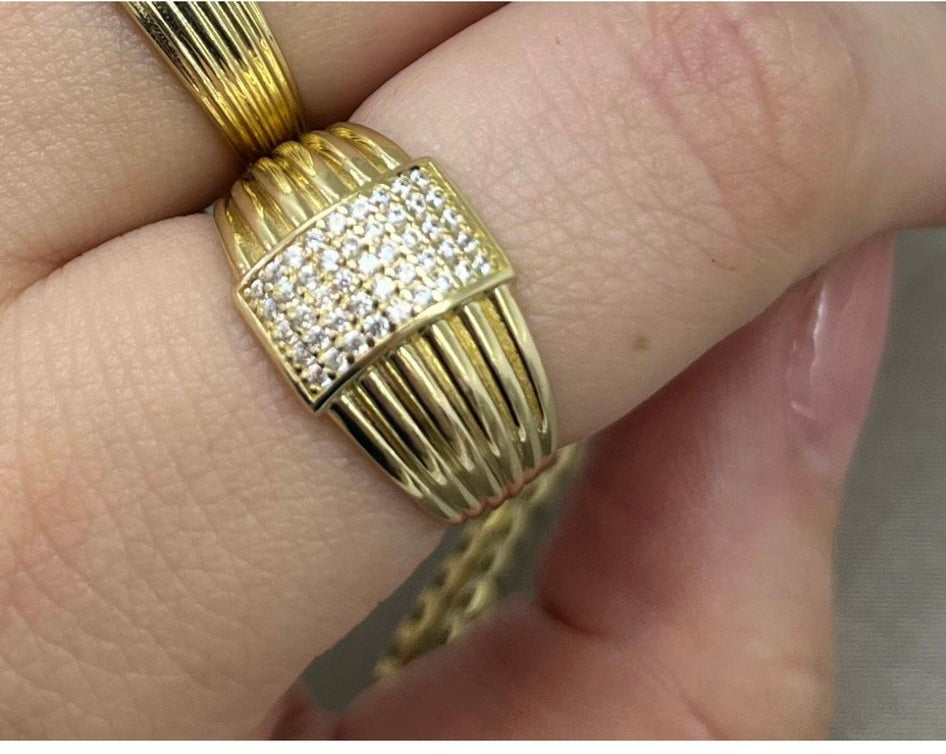 Anulo dama oro 14k 💎