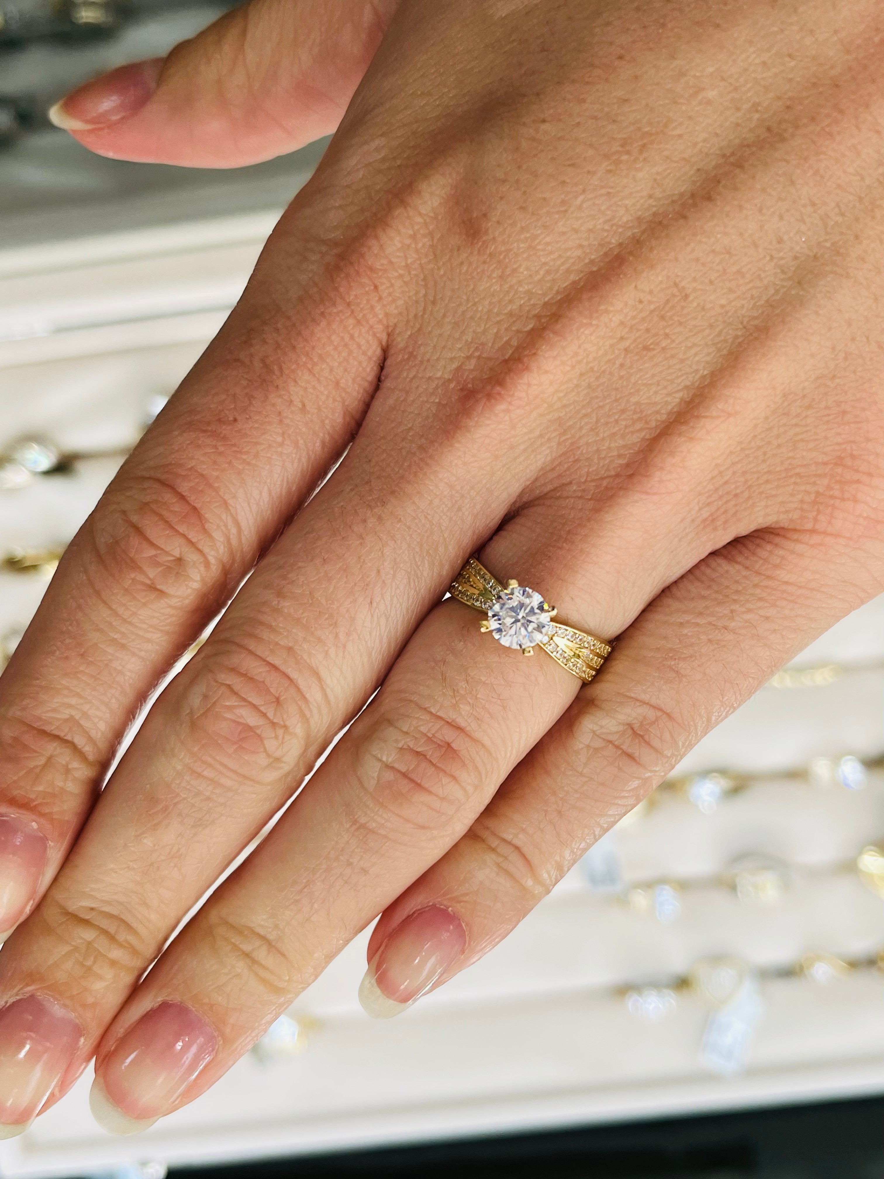 Anillo de Dama de Oro 14k