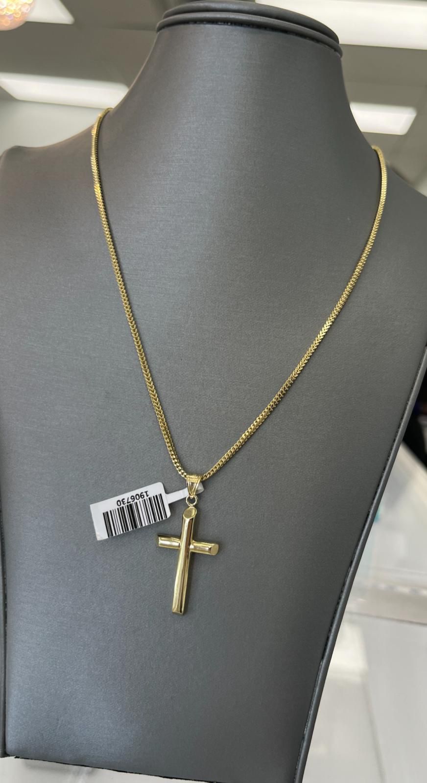 Cadena oro 10k medalla oro 10k