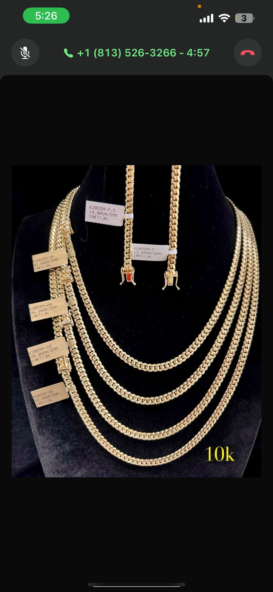 β
πβ
π CADENA SΓLIDA ORO 10K β
πβ
π