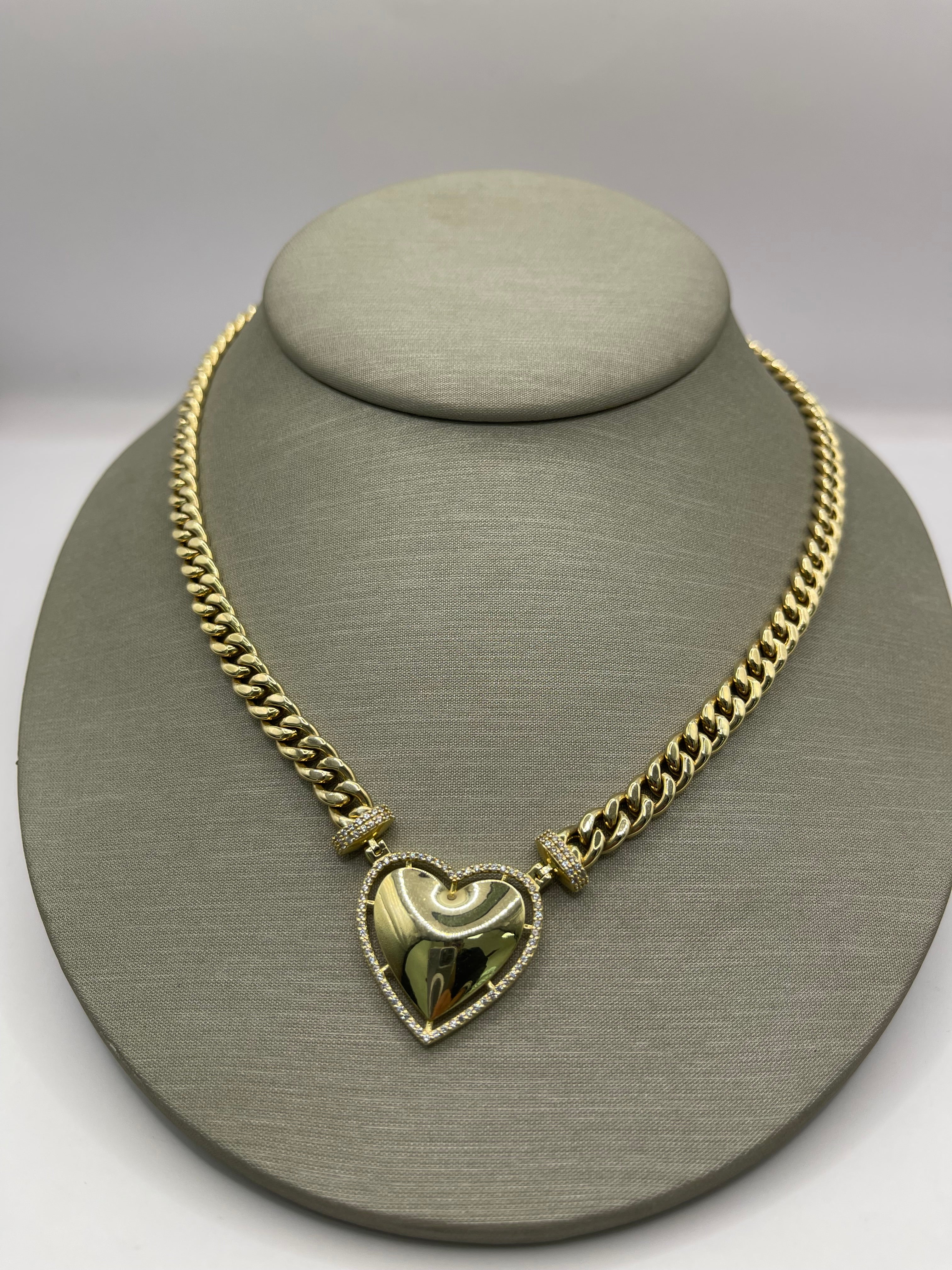 💎 Gargantilla corazon oro 14k 💎
