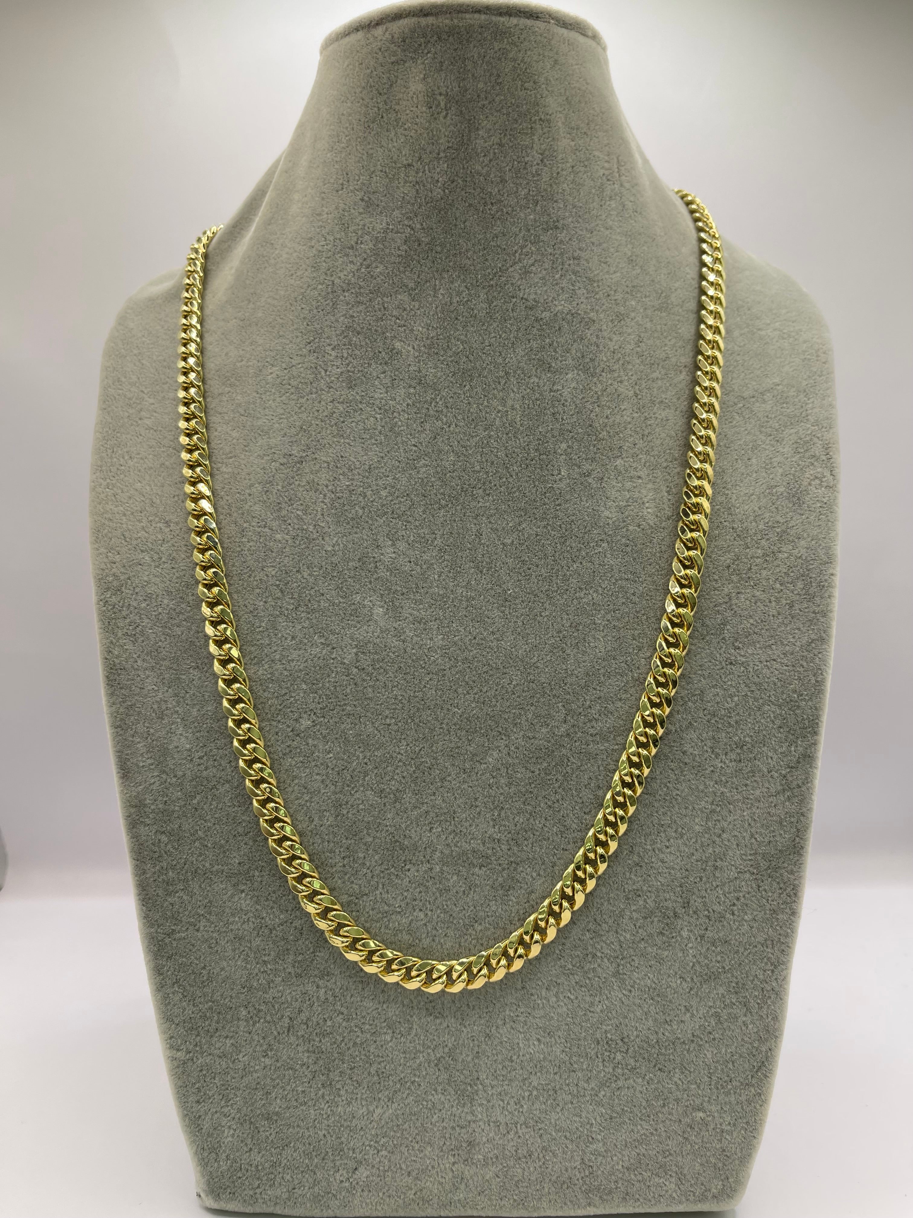 🇮🇹 Cadena italiana hollow ORO 14K
