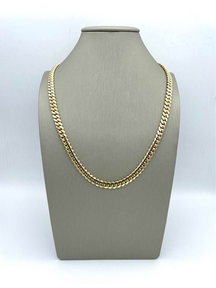 Cuban link sólida oro 14k ✅🇮🇹💎