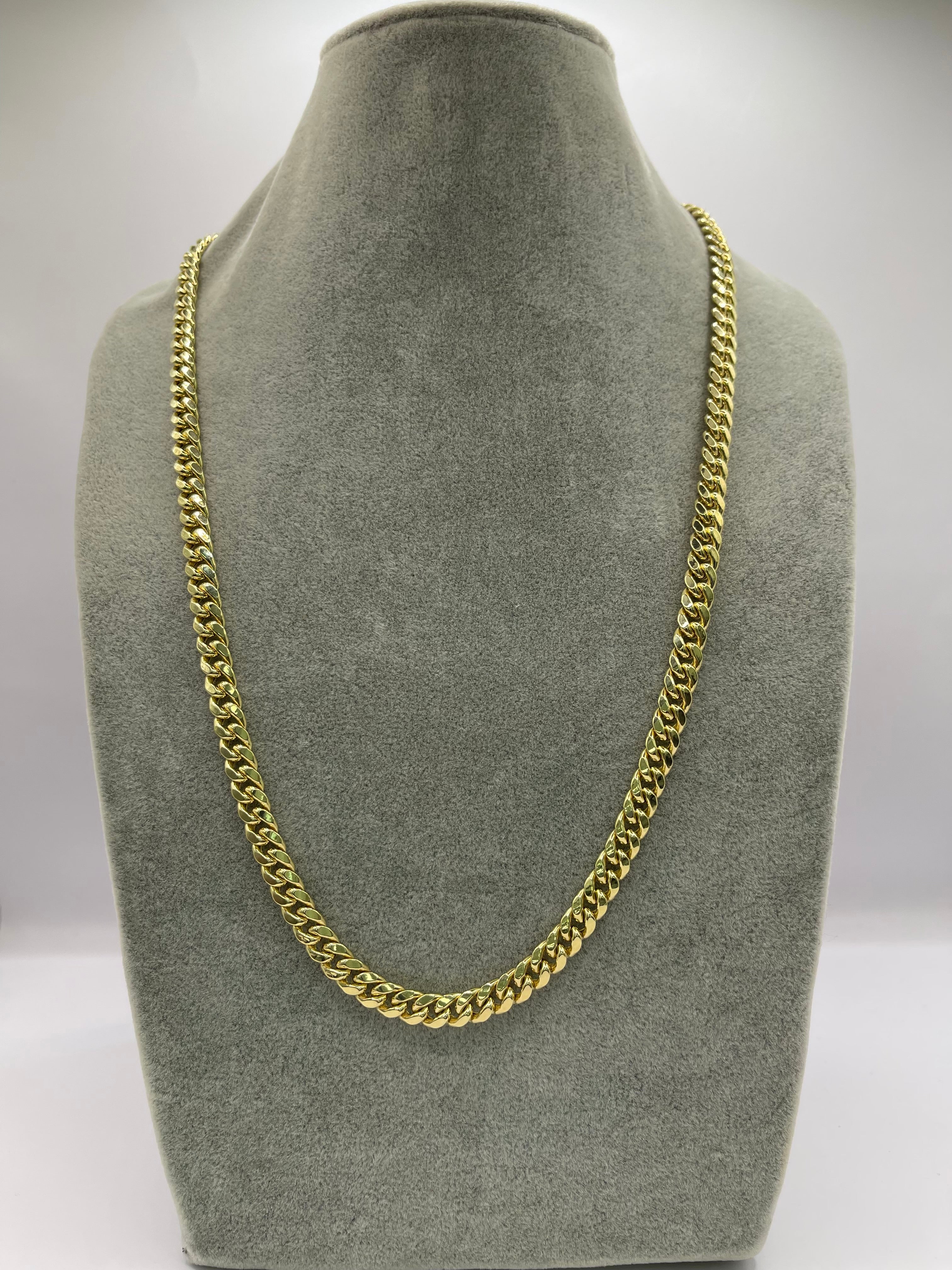 🇮🇹 Cadena italiana hollow ORO 14K