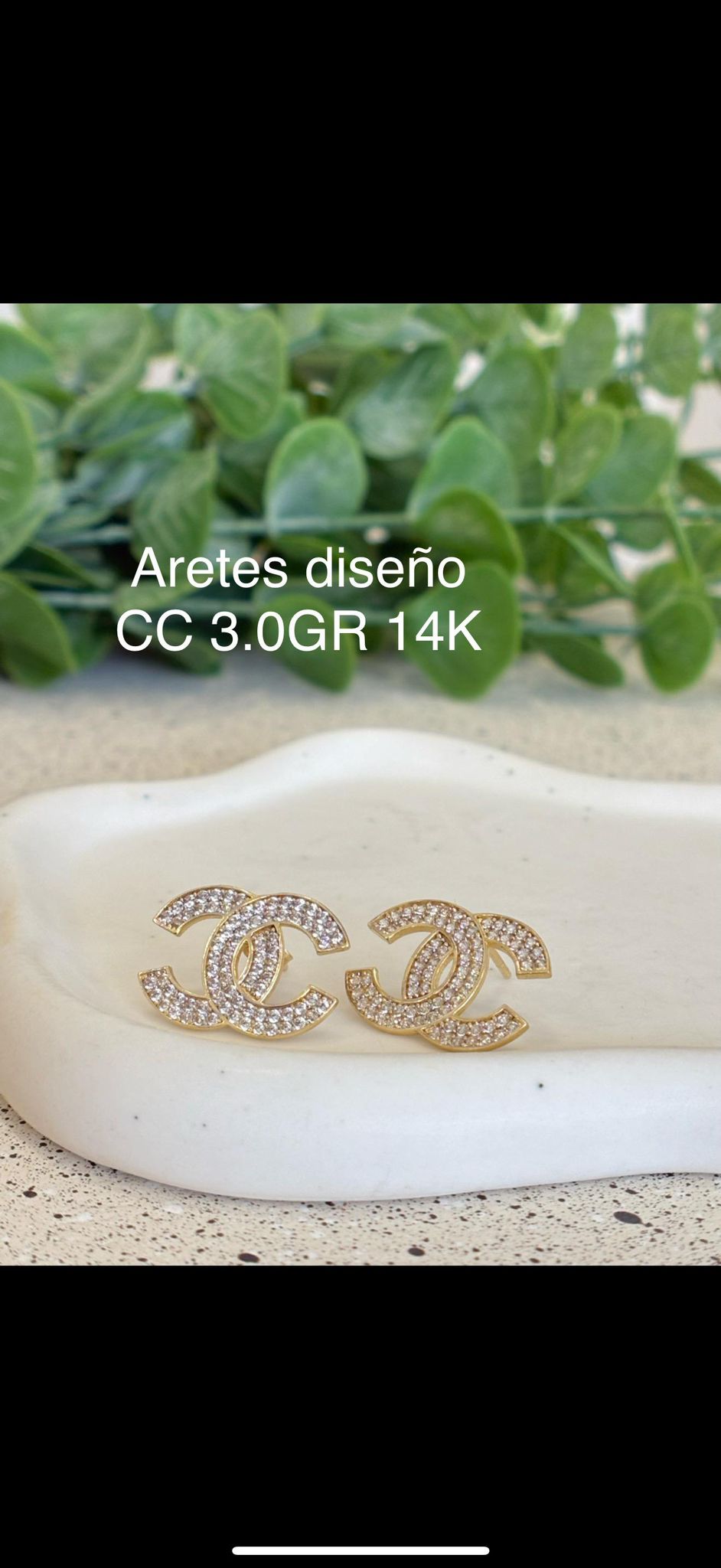 Aretes oro 14k