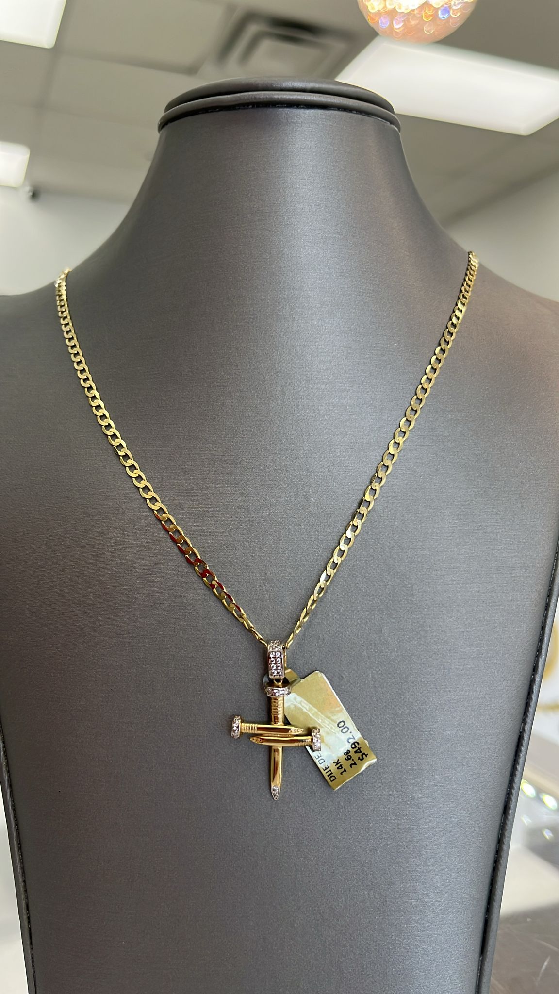 💎 Cadena oro 10k dije oro 14k
