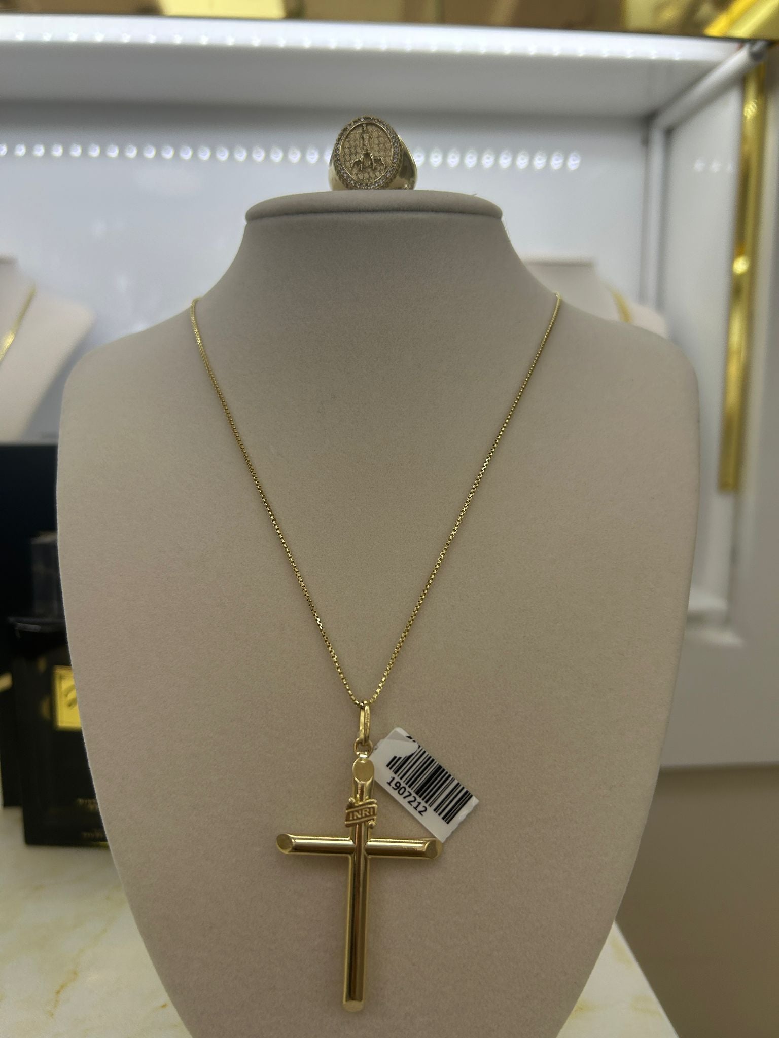 Cadena medalla y anillo