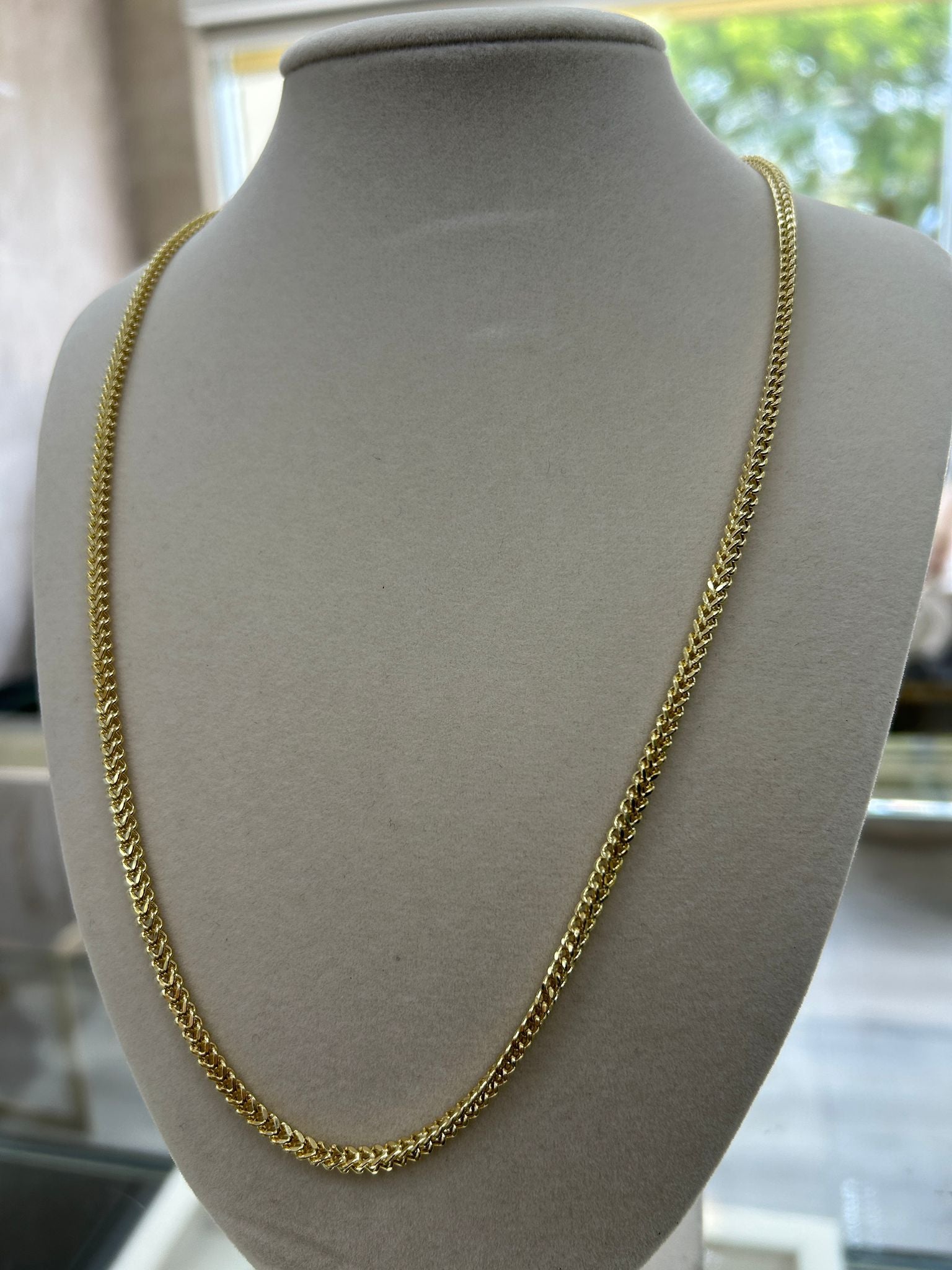Cadena franco oro 14k