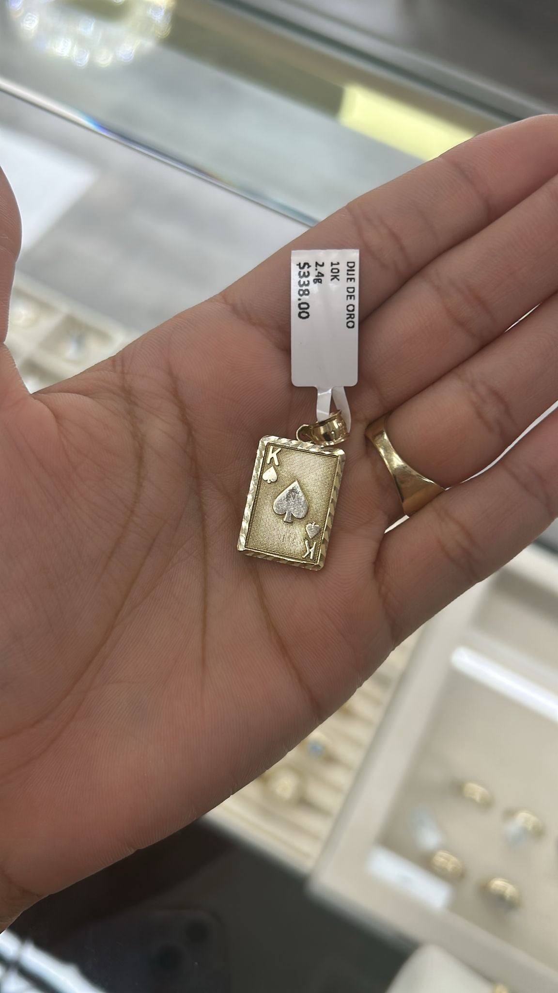 Manilla Oro 10k y aretes y dije