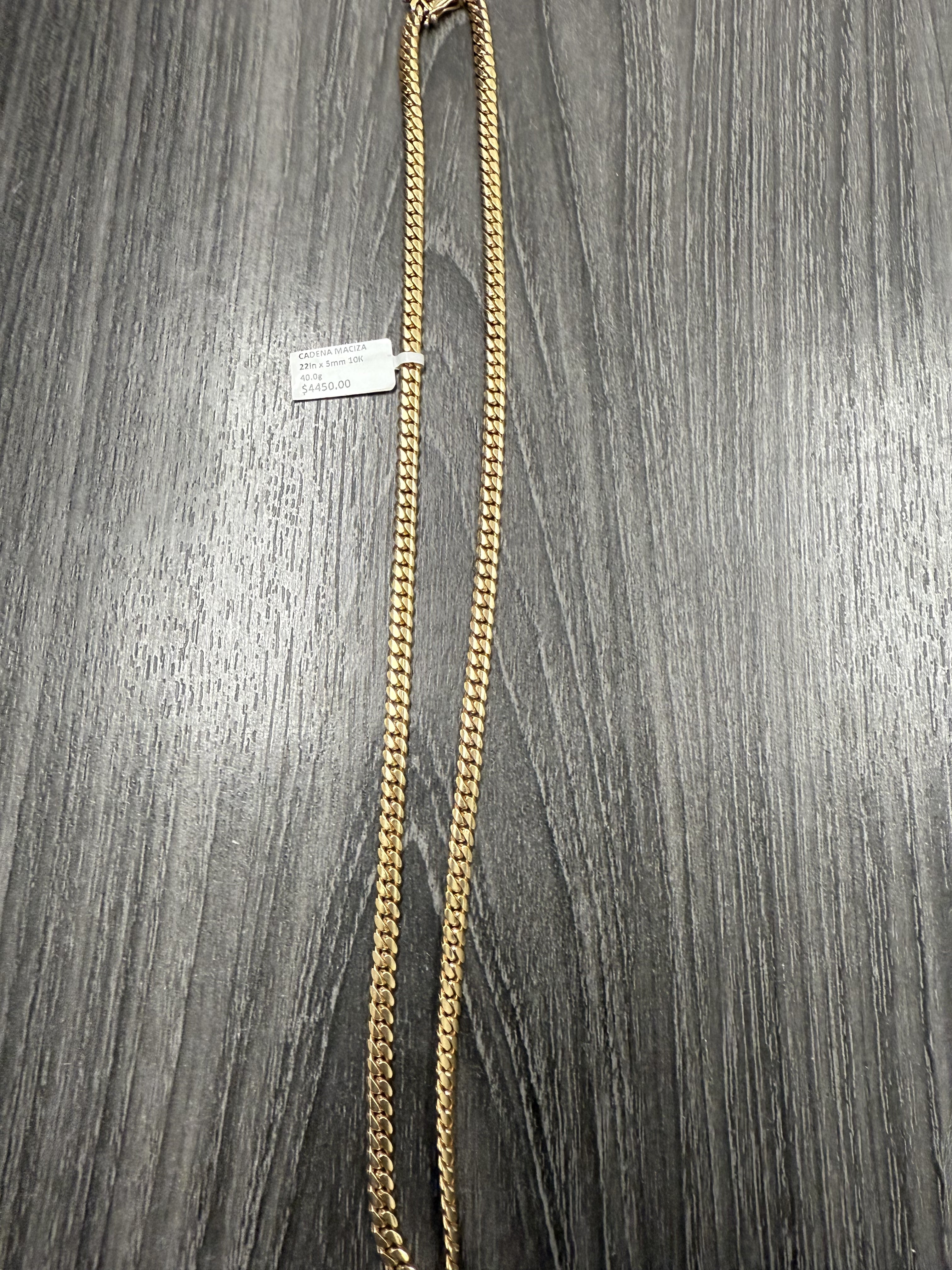 💎 CADENA CUBAN LINK SOLID GOLD 10k 💎