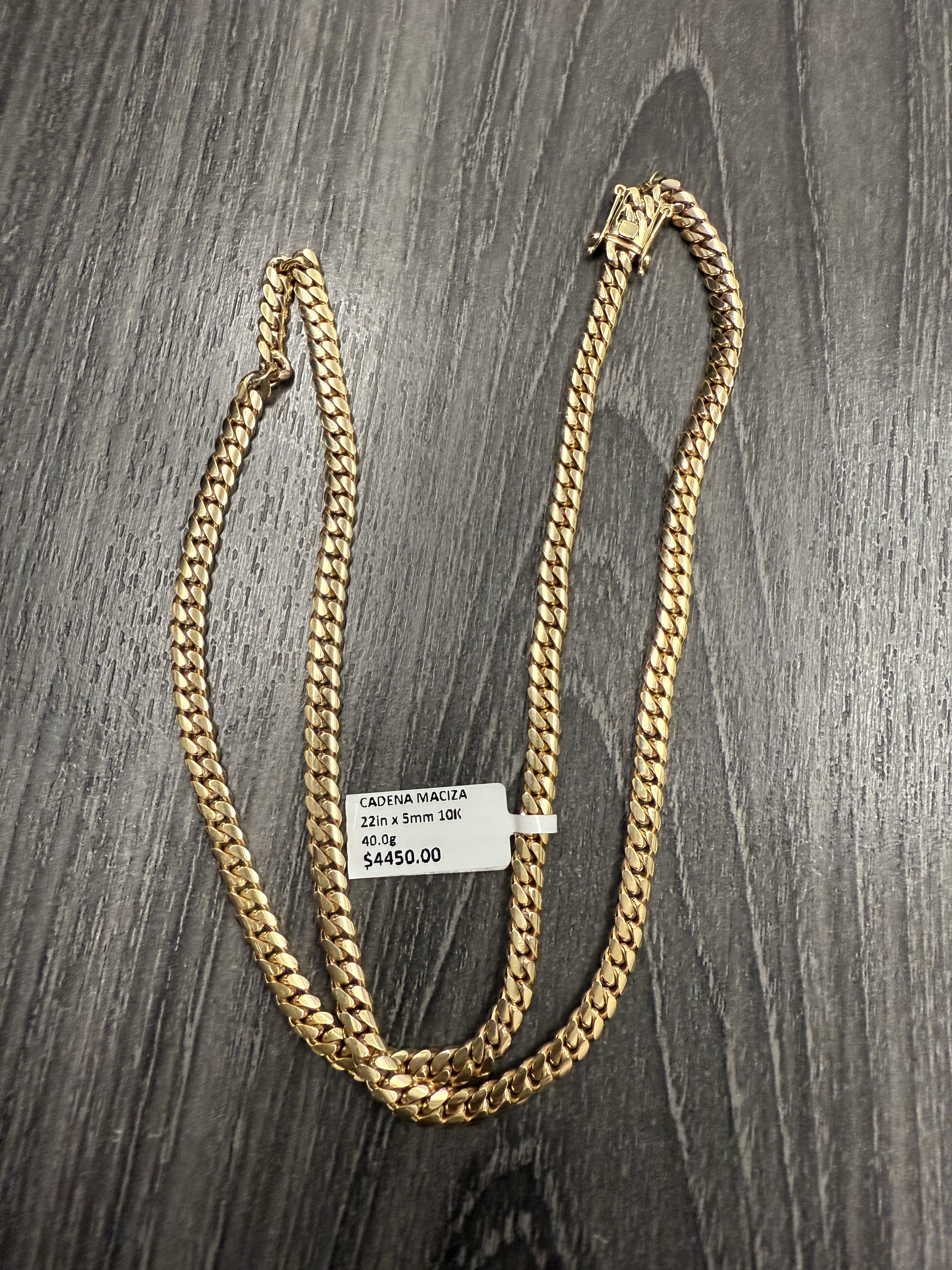💎 CADENA CUBAN LINK SOLID GOLD 10k 💎