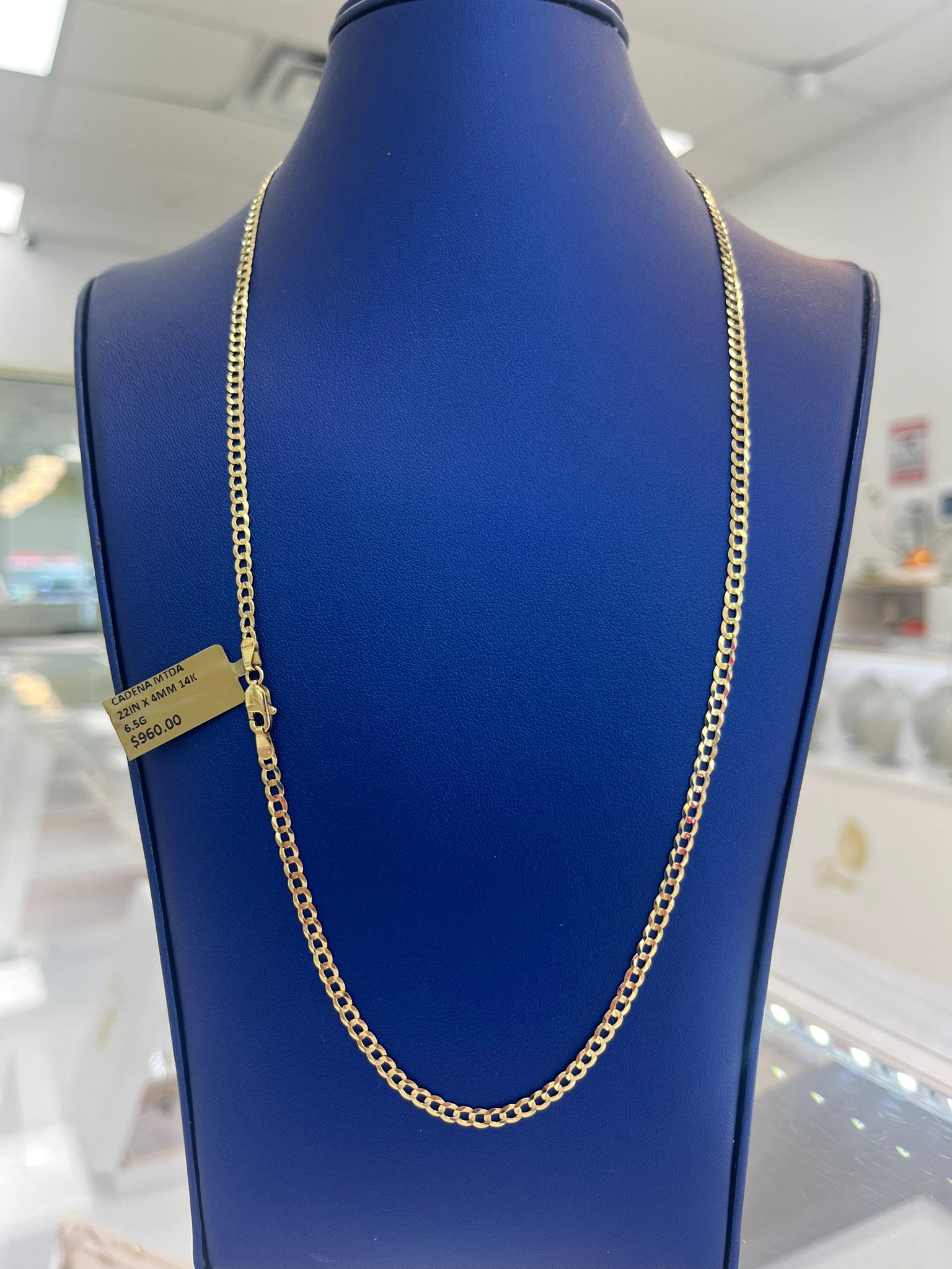 💎 Cadena martillada oro 14k 💎