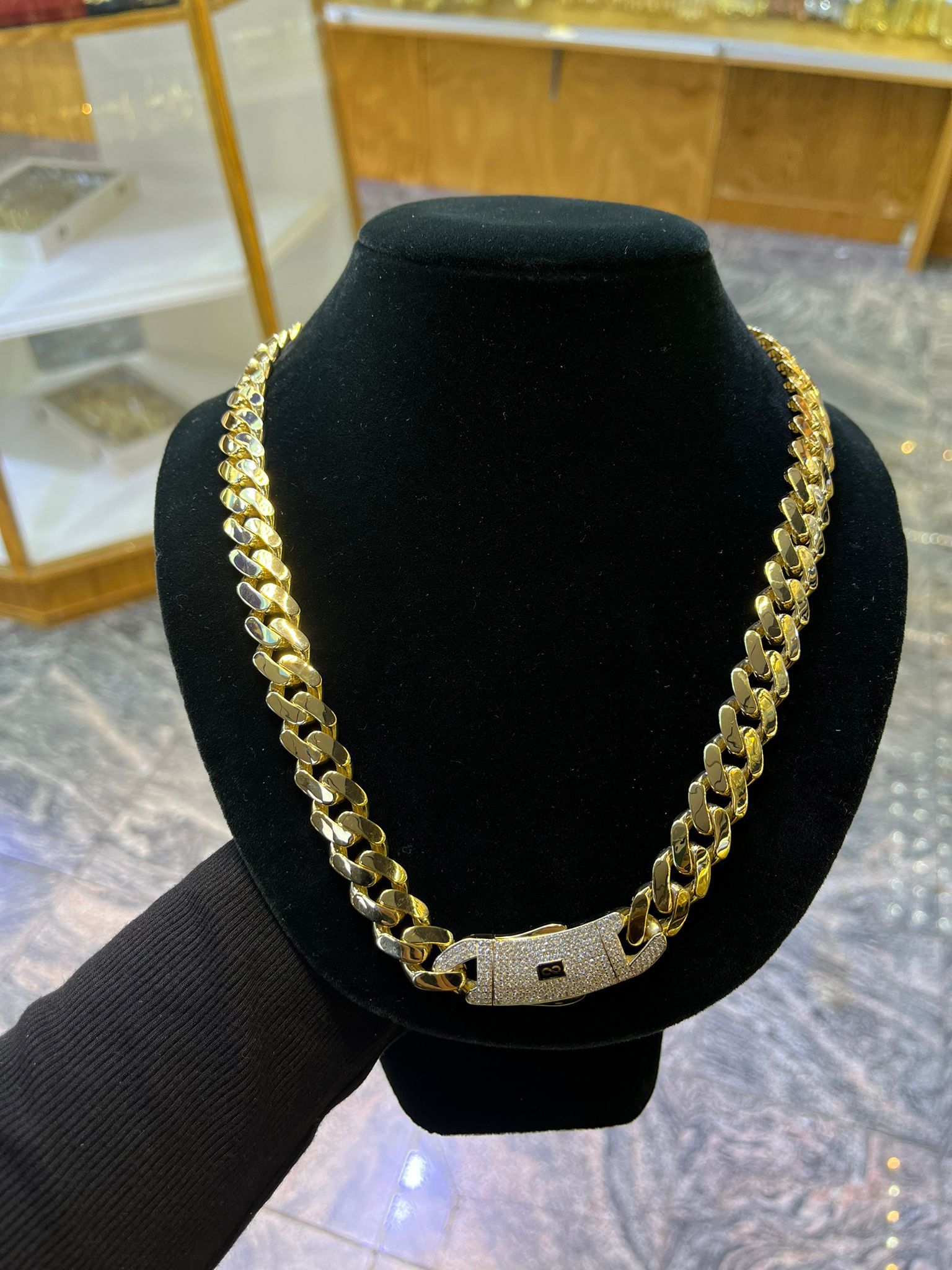 💎 Cadena monaco oro 14k 💎