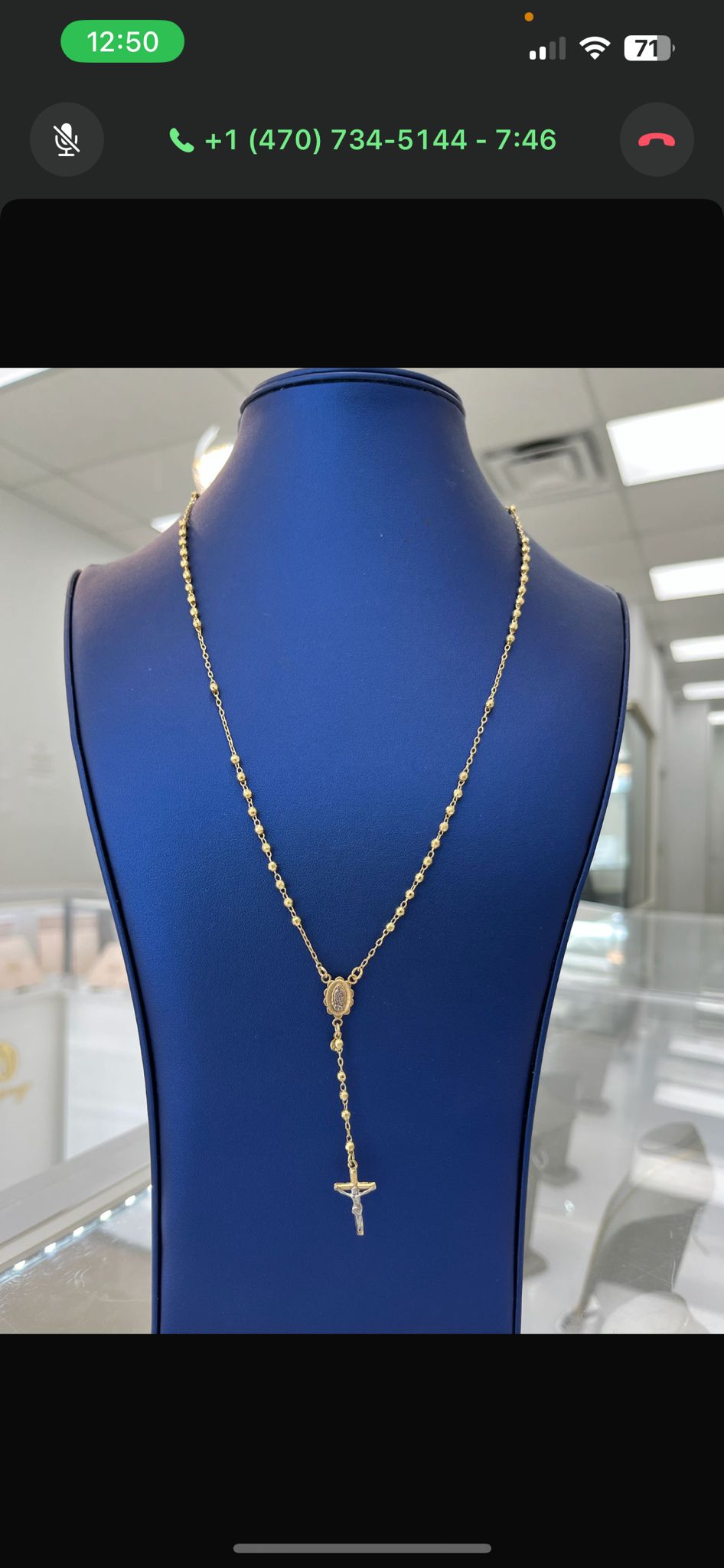 💎💎 Rosario Oro 14k medalla Oro 10k 💎💎