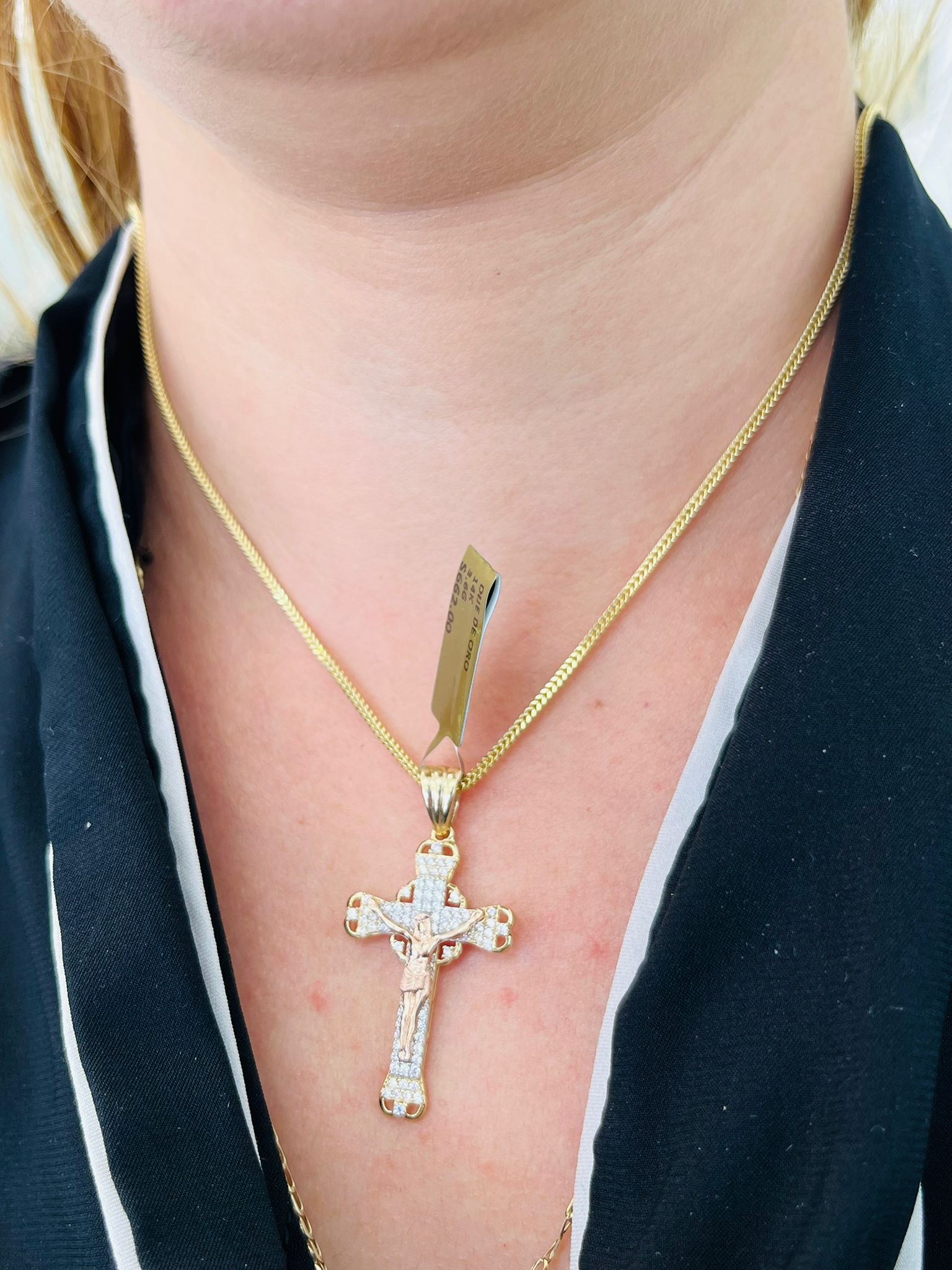 💎✅ CADENA CRISTO ORO 14K 💎✅