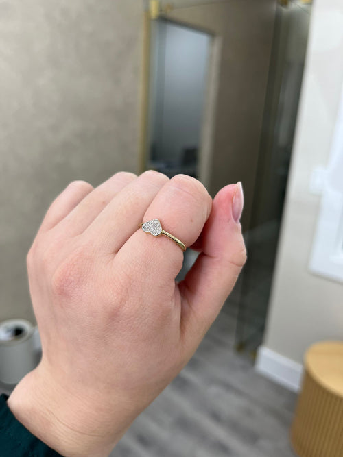 Anillo dama oro 10k