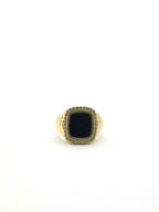 Anillo Pierda Negra - 10K