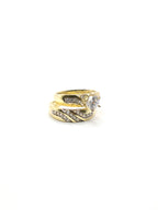 Anillo Duo Ondas - 10K