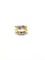 Anillo Duo Ondas - 10K