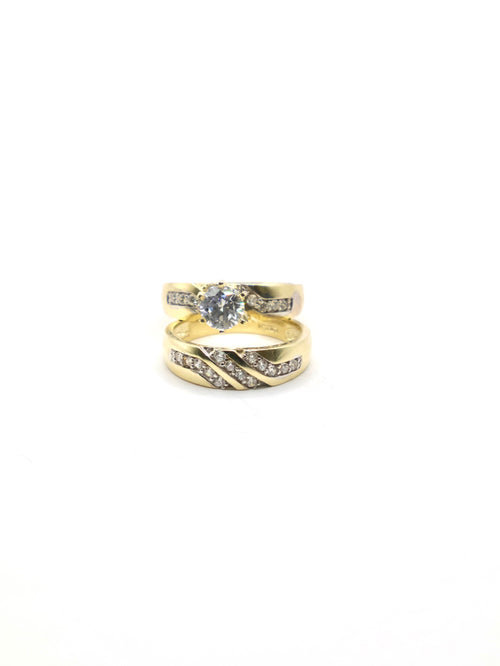 Anillo Duo Ondas - 10K