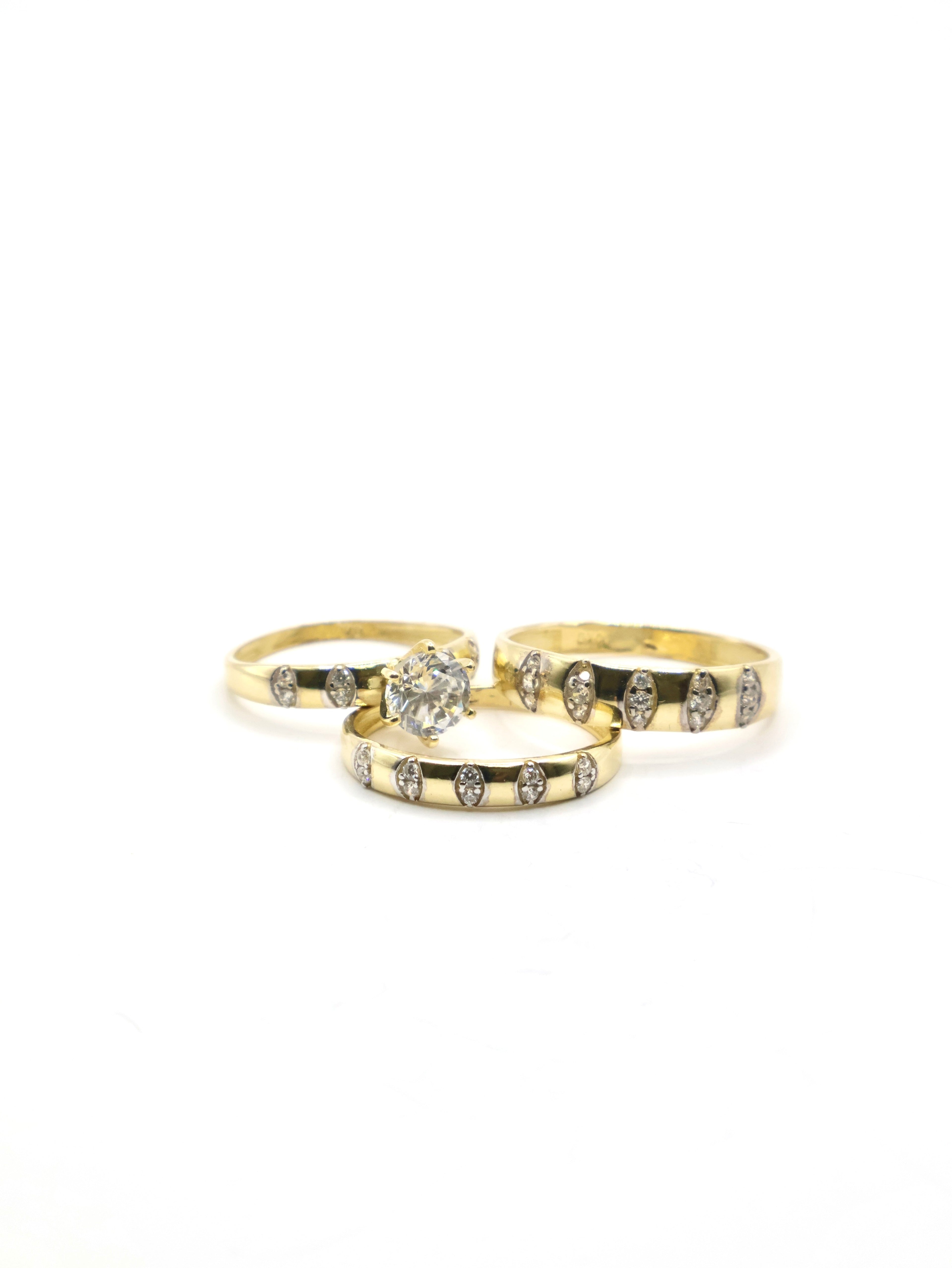 Anillo Trio Tiara - 10K