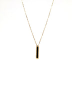 SET GARGANTILLA LINGOTE - 10K