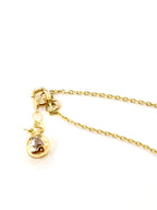SET GARGANTILLA FLOR - 10K