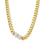 MEN'S CHAIN - MONACO CLASSIC PAVE LOCK